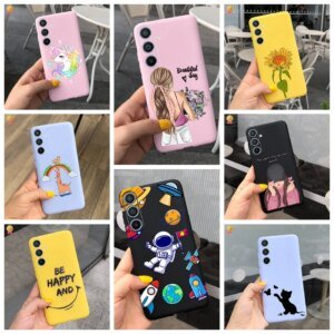 For Samsung Galaxy A35 A 35 5G Case Cute Butterfly Flowers Panda Shockproof Silicone Back Cover For SamsungA35 A 35 2023 Funda