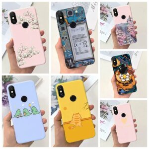 For Xiaomi Mi 8 6.21" Case Cartoon Astronaut Cat Soft Silicone Shockproof Cover For Xiaomi Mi8 M1803E1A Bumper Phone Case Fundas