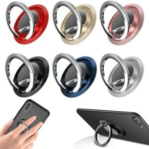 360 Degree Rotating Finger Ring Mobile Phone Holder for iPhone Samsung Huawei Redmi Universal Car Magnetic Mount Pad Metal Stand
