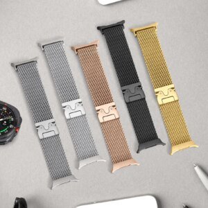 Milanese Loop Strap for Samsung Galaxy Watch 7 Ultra 47mm Stainless Steel No Gap Magnetic Bracelet SmartWatch Strap Accessories