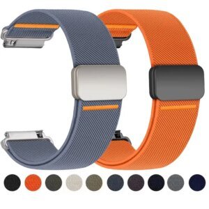 1-2PCS 20/22mm Magnetic strap for Samsung Galaxy Watch 7 6 5 4 40/44mm 6Classic 47mm Nylon Loop band for Huawei Watch GT5 Pro 4