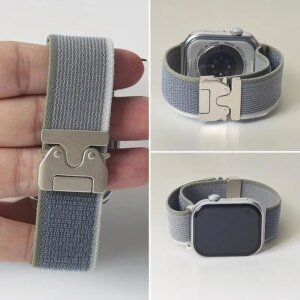 Nylon Parachute Straps For Apple Watch ultra2 Band 49mm 45mm 46mm 44mm 42mm 38 40mm correa Bracelet IWatch Series 10 9 8 7 6 SE