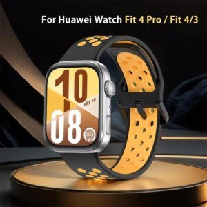 Silicone For Huawei Watch Fit 4 Pro Strap Accessories breathable Replacement belt Correa Bracelet for Huawei Watch fit 4/3 Band