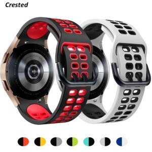 No Gaps Band For Samsung Galaxy Watch 4/5/pro/3 44mm 40mm classic 46mm 42mm active 2 Sport Silicone Bracelet Galaxy Watch4 strap