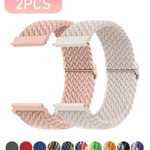 Straps For Samsung Galaxy Watch 4/7/FE/6/5 Pro/6 Classic/Gear s3 20mm 22mm Braided belt bracelet correa Huawei GT 2e 3 4 5 Band