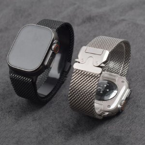 Parachute Straps for Apple Watch ultra 2 band 49mm 46mm 44mm 40mm 45mm 41mm Milanese loop Bracelet iWatch series 9 8 7 6 3 se 10