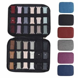 1 pcs Watch Box For Apple watch band series 10 ultra 2 9 se 8 7 Strap Storage Bag case for samsung galaxy watch 7 6 5 4 active 2