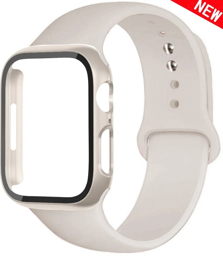 Glass+Case+Strap for Apple Watch Band 46mm 44mm 41mm 40mm 45mm 42mm Screen Protectors bracelet iwatch Series 10 9 8 7 6 5 4 SE 1 Glass+Case+Strap for Apple Watch Band 46mm 44mm 41mm 40mm 45mm 42mm Screen Protectors bracelet iwatch Series 10 9 8 7 6 5 4 SE