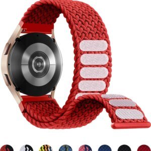 Strap For Samsung Galaxy Watch 6/5/pro/4/Classic/3/active 2 Elastic Braided Solo Loop bracelet Huawei watch GT/2/2e/3/pro band