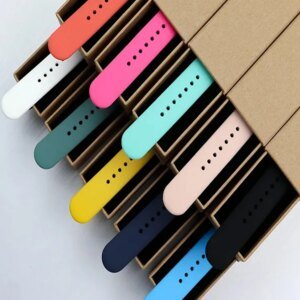 For Apple Watch ultra 2 band 49mm 46mm 44mm 40mm 45mm 41mm 42mm Silicone bracelet correa iWatch series se 9 8 7 5 6 3 10 straps