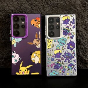 Anime Pocket Monster S25 Case For Samsung S25 S24 Ultra Pokemons For Galaxy S23 S22 S21 FE S20 Ultra Plus Shockproof Phone Cover
