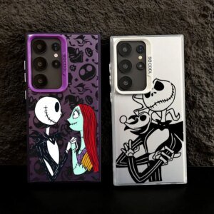 Jacks Sally Skellington Love S25 Case For Samsung S25 S24 Ultra For Galaxy S23 S22 S21 FE S20 Ultra Plus Shockproof Phone Cover