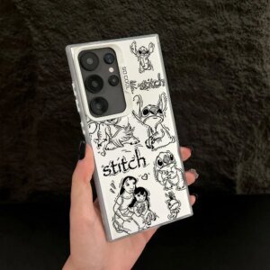 Stitchs Mickeys Minnies Art S25 Case For Samsung S25 S24 Ultra For Galaxy S23 S22 S21 FE S20 Ultra Plus Shockproof Phone Cover