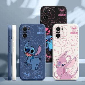 Funny Baby Stitch Case For Xiaomi Poco X7 F7 M7 X4 X5 F6 M6 Pro 5G X3 Mi 11 10T 11T 12T 13T 14T Pro 15Ultra Silicone Phone Cover
