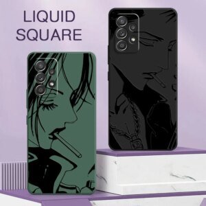 Japanese Anime NANA A56 Case For Samsung Galaxy A55 A54 A53 A36 A35 A34 A52 A72 A32 A51 A26 A56 5G Square Silicone Phone Cover