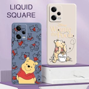 Cartoon Winnies The Poohs Bear Fundas For Xiaomi Redmi Note 13 Pro Plus 12 12S 11 11S 10 10S 9 9S 8 7 Pro 5G Case Silicone Cover