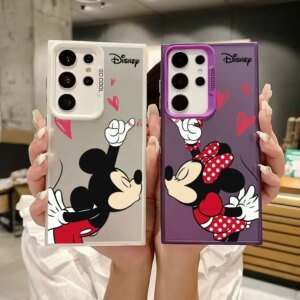 Disneys Love Minnie Mickey Anime S25 Case For Samsung S25 S24 Ultra Carcasa For Galaxy S23 S22 S21 FE S20 Ultra Plus Phone Cover