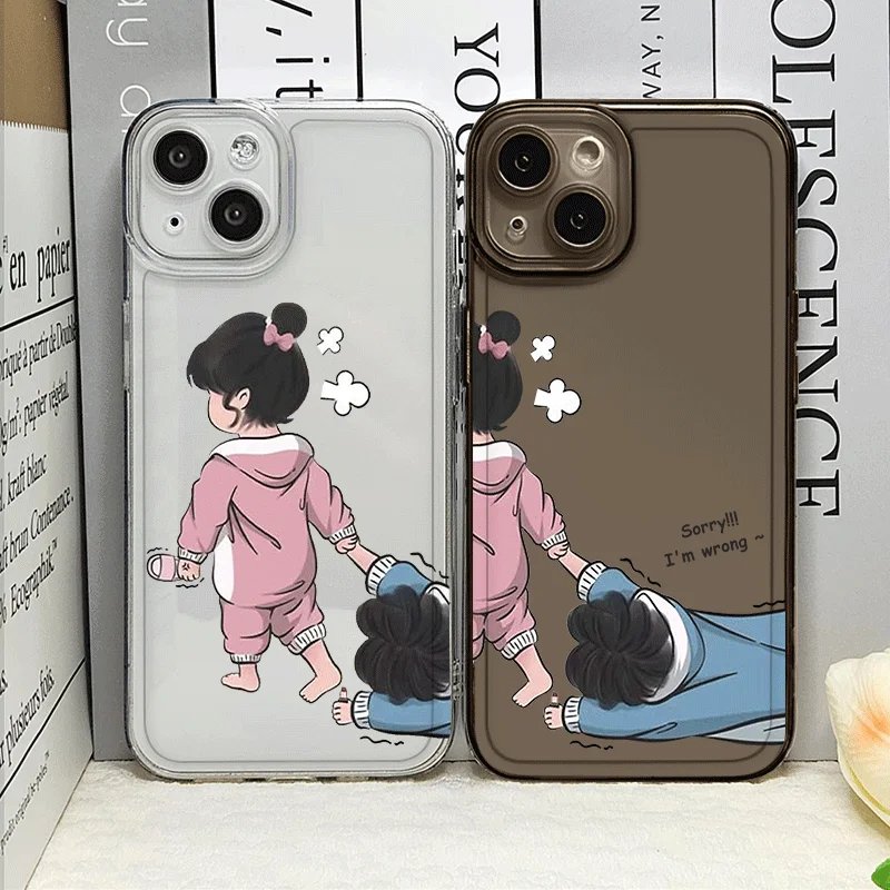 Funny Lovers Cute Girl Boy Couple Phone Case for IPhone 16 Pro Max 15 14 13 12 11 Mini X XR XS SE2 7 8 14 Plus Soft Cover fundas 1 Funny Lovers Cute Girl Boy Couple Phone Case for IPhone 16 Pro Max 15 14 13 12 11 Mini X XR XS SE2 7 8 14 Plus Soft Cover fundas