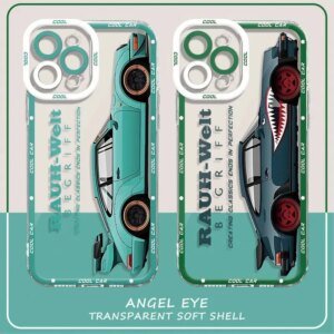 JDM Dream Sports Car Phone Case for iPhone 16 15 14 13 12 11 Pro Max X XS XR SE 7 8 Plus Mini Luxury Back Cover Funda