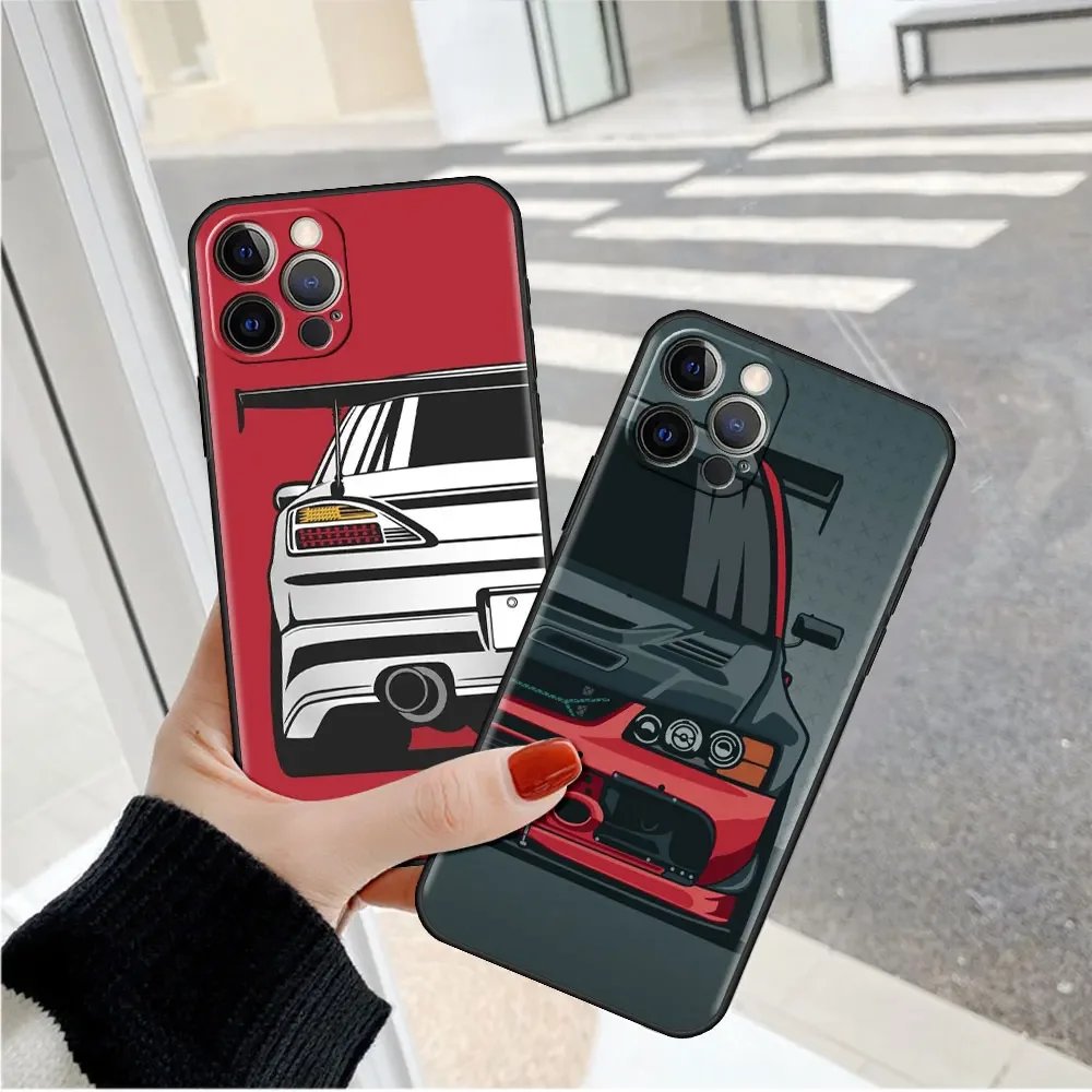 Japan JDM Sports Cars Phone Case For Apple iPhone 15 14 13 12 11 Pro Max XR X XS 7 8 Plus Mini Black Silicone Capa Comic Style 1 Japan JDM Sports Cars Phone Case For Apple iPhone 15 14 13 12 11 Pro Max XR X XS 7 8 Plus Mini Black Silicone Capa Comic Style