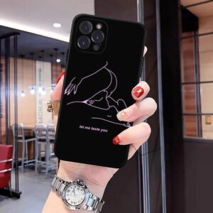 Sexy Line Art Drawing Case Phone Case For iPhone 11 12 13 14 15 16 Pro Max 7 8 Mini Plus SE X XS XR Funda Telefoonhoesje