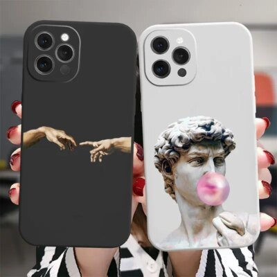 Michelangelo Art Phone Case For Samsung A12 A13 A14 A22 A23 A31 A32 A33 A50 A51 A52 A53 A71 A72 A73 4G 5G S Adam David