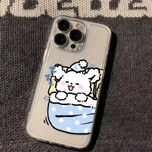 Korean Maltese Phone Case For Lovers Couples for Samsung Galaxy S24 S23 S22 S21 Plus Ultra FE A73 A72 A71 A52 A51 A32 Funda Case - A1, For Samsung Galaxy A51 4G